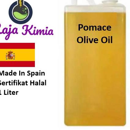 

○ MINYAK ZAITUN / POMACE OLIVE OIL - HALAL - 1 Liter ⅍