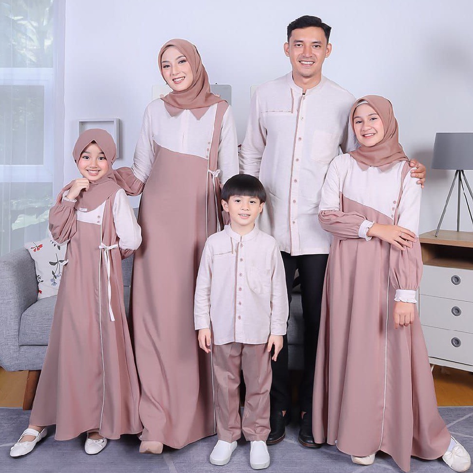 SEPLY BAJU SARIMBIT KELUARGA TERBARU 2023 EKSIS 196 EVENING SAND   / SARIMBIT EKSIS 196 EVENING SAND