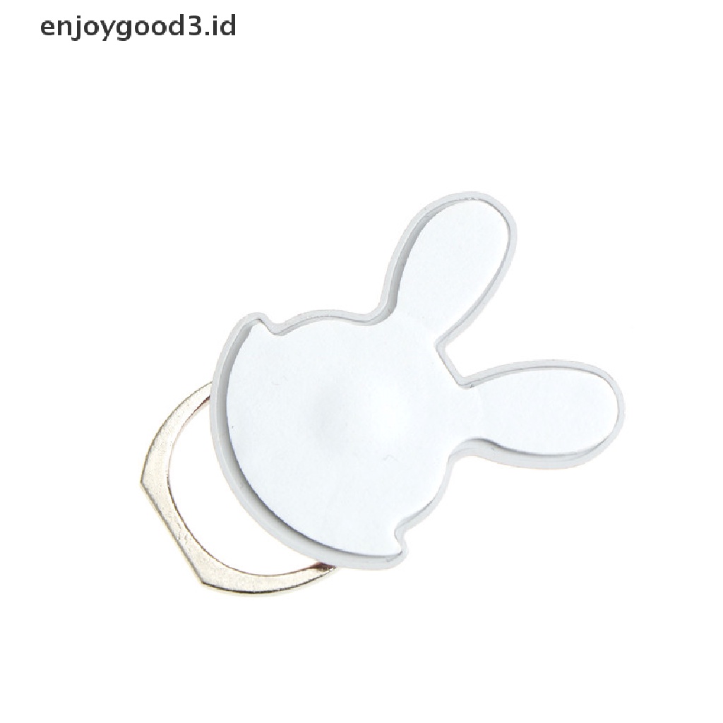 [Rready Stock] Desain Kelinci phone holders 360derajat Cincin Jari Handphone stand holder universal (ID)