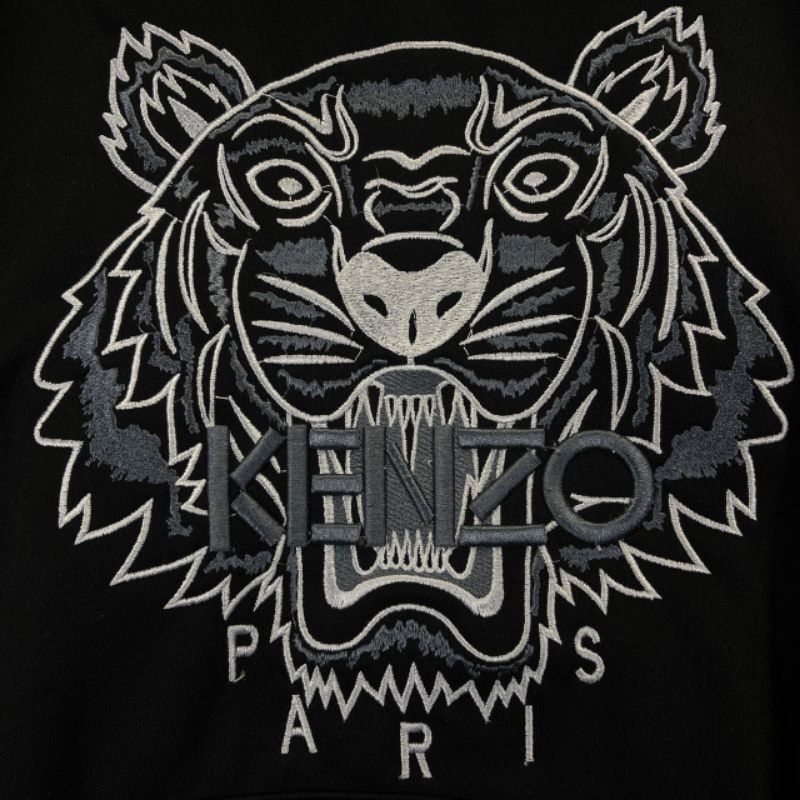 HOODIE SWEATER KEN** TIGER BORDIR MONOGRAM MIRROR FULLTAG