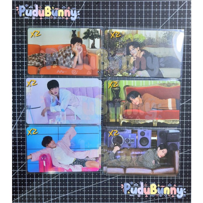 Photocard BTS Official BE Essential PC Rebahan Namjoon RM Jin Jhope Jimin Taehyung Jungkook