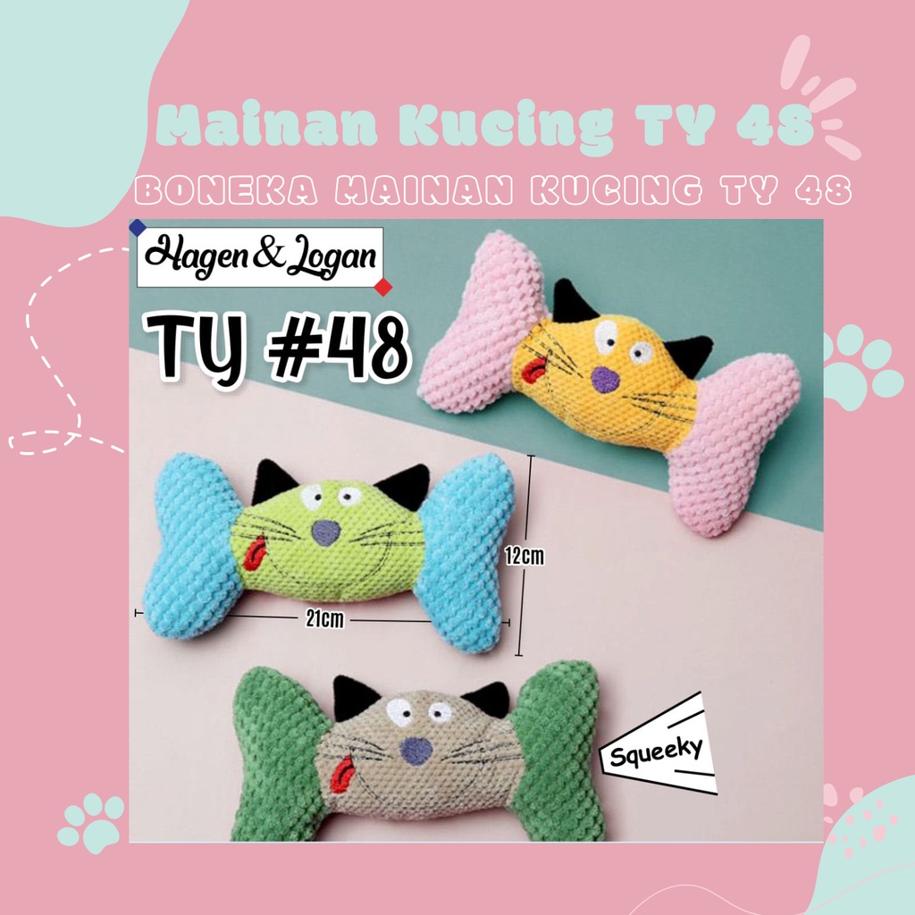 TY #48 Mainan Boneka Hewan Bentuk Tulang