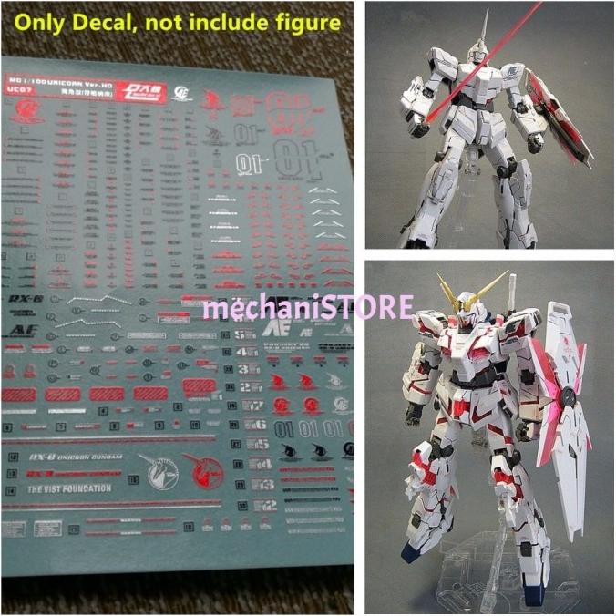 Water Decal Mg Unicorn Ova Ver (Hd+Ms Cage) Bronzing By Dl Model