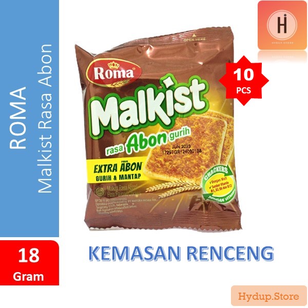 

Malkist Roma Rasa Abon Gurih Renceng isi 10 Kemasan Kecil 18 Gram