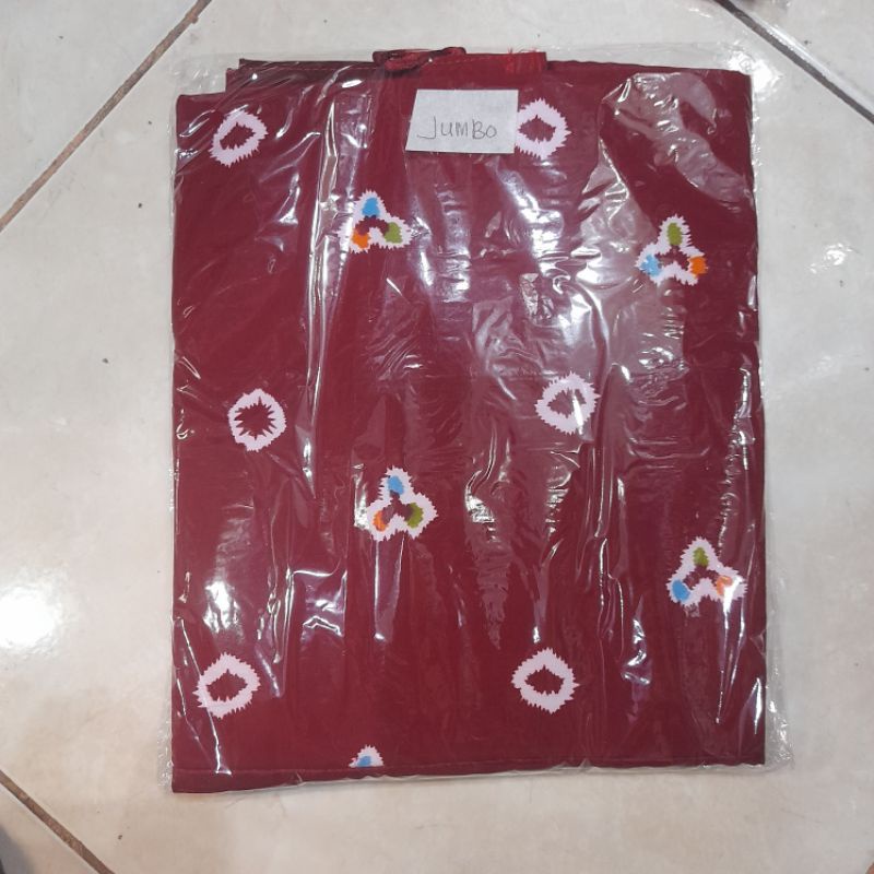 angking jumputan JUMBO merah maron