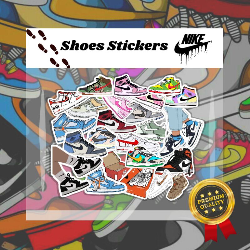 

50PCS+ STICKER SEPATU | STICKER NIKE SHOES | STICKER CONVERSE | STICKER AESTHETIC