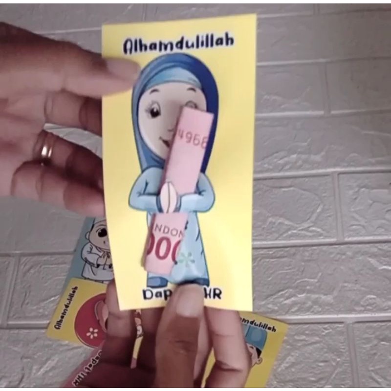 

Amplop angpao lebaran model peluk