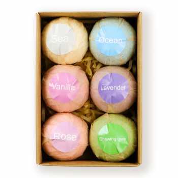 KR BATHE PROJECT Bath Bombs Salt Sabun Mandi Bathtube Bubble 6 PCS