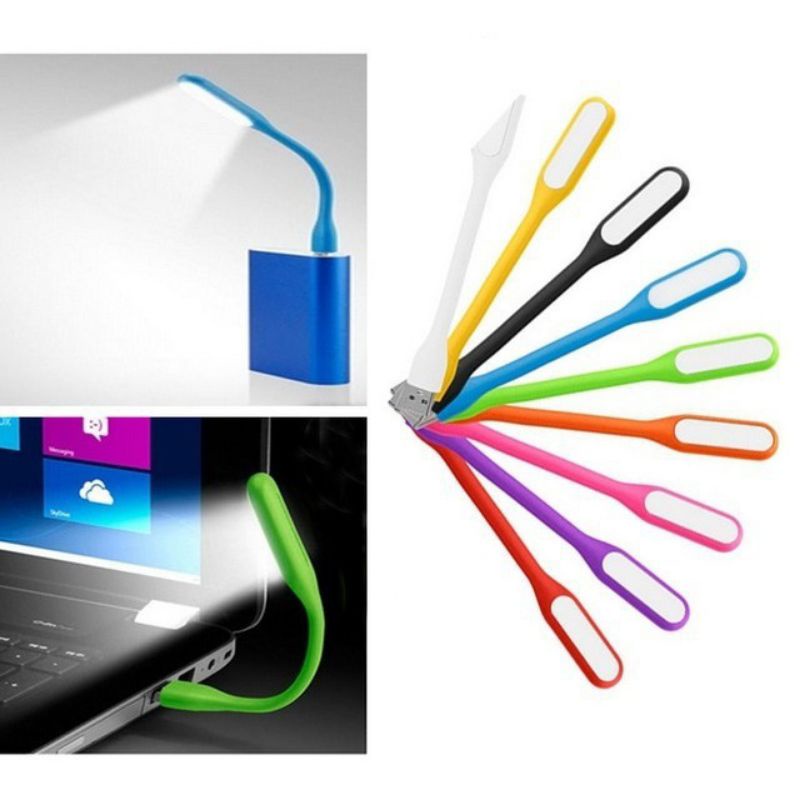 Lampu USB LED Portable Flexible Stik Lamp Stick Lampu Baca Stick and Click