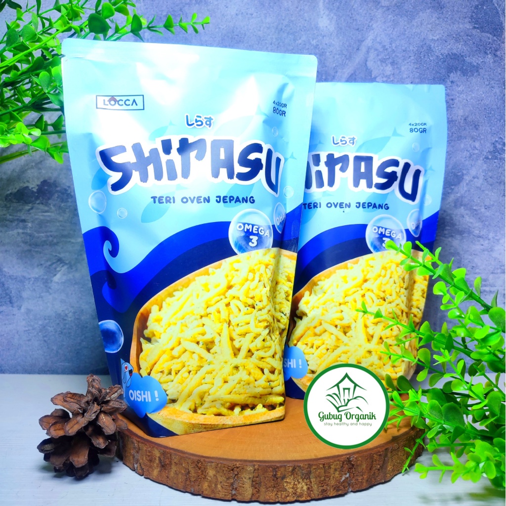 

LOCCA Shirasu Teri Jepang Whitebait 80gr Teri Kriuk Krispy Sehat Non Msg