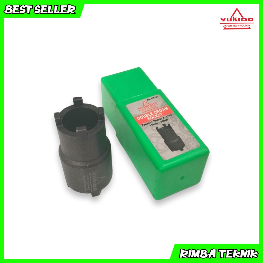 YUKIDO Double Crown Socket / Kunci Mahkota 13mm - 38mm Motor Honda Series Bolo