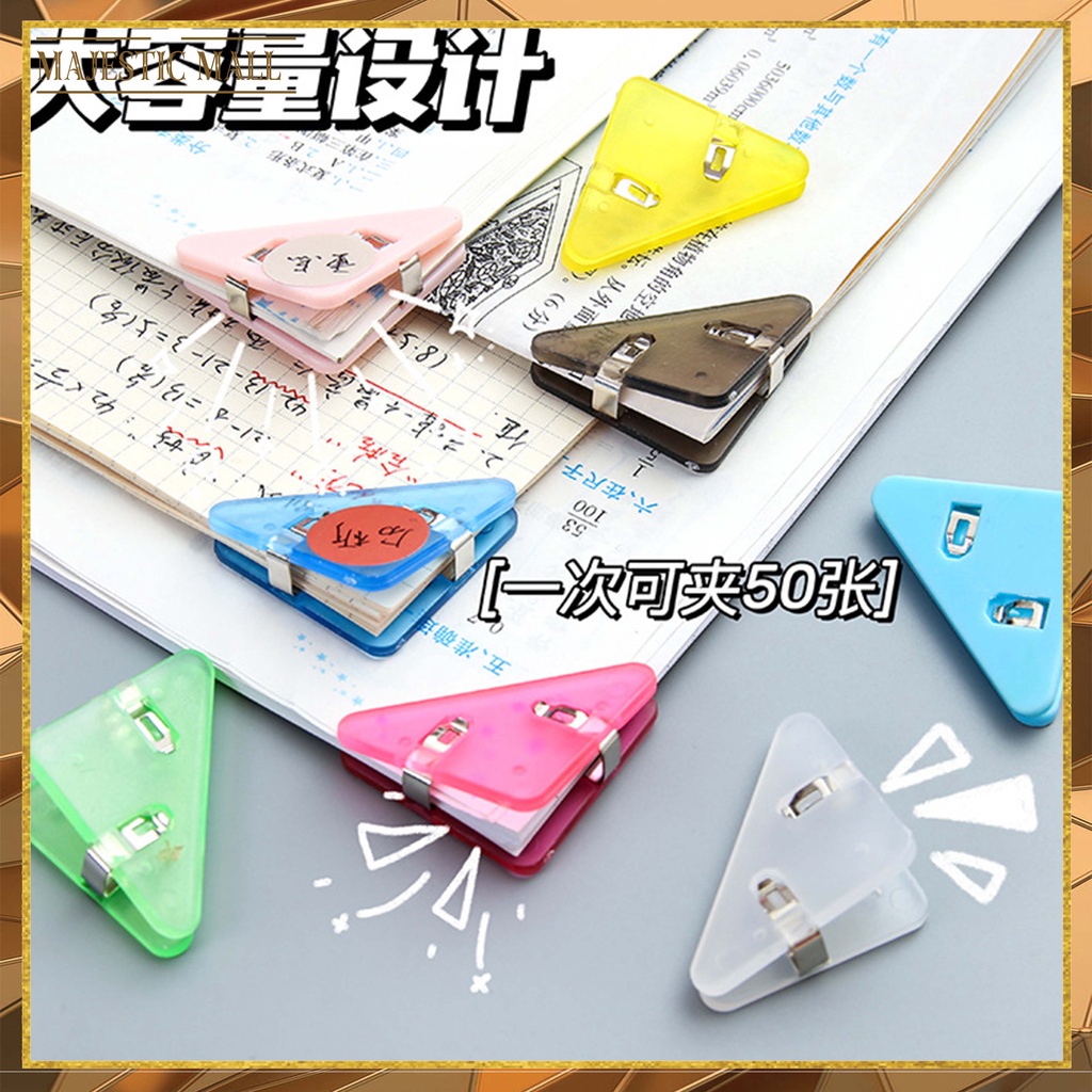 

Penjepit Kertas Akrilik Penjepit Sudut Kertas Segitiga Acrylic Corner Clamp Import COD 890
