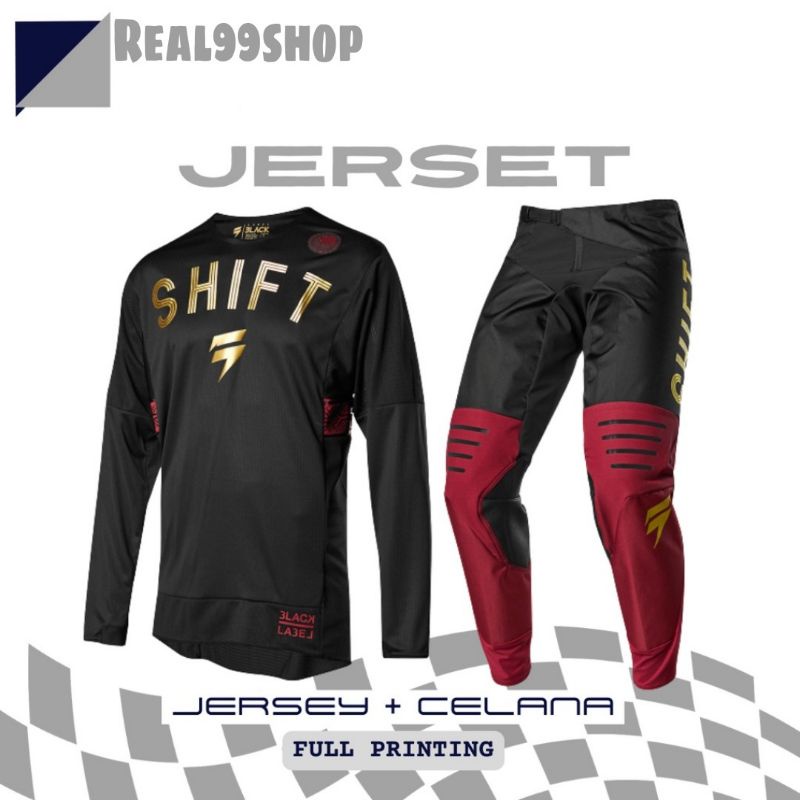 jersey trail set celana cross adventure motocross