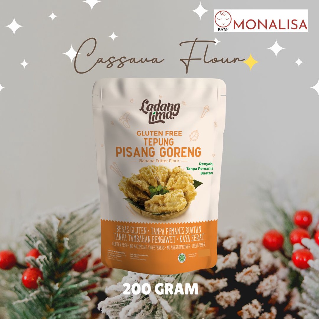 

Ladang Lima TEPUNG PISANG GORENG Gluten Free - 200 gram