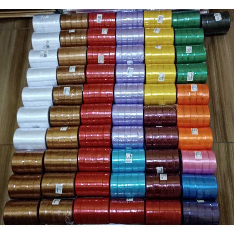 

pita satin UK 2 cm / pita buket / pita murah / pita murah promo