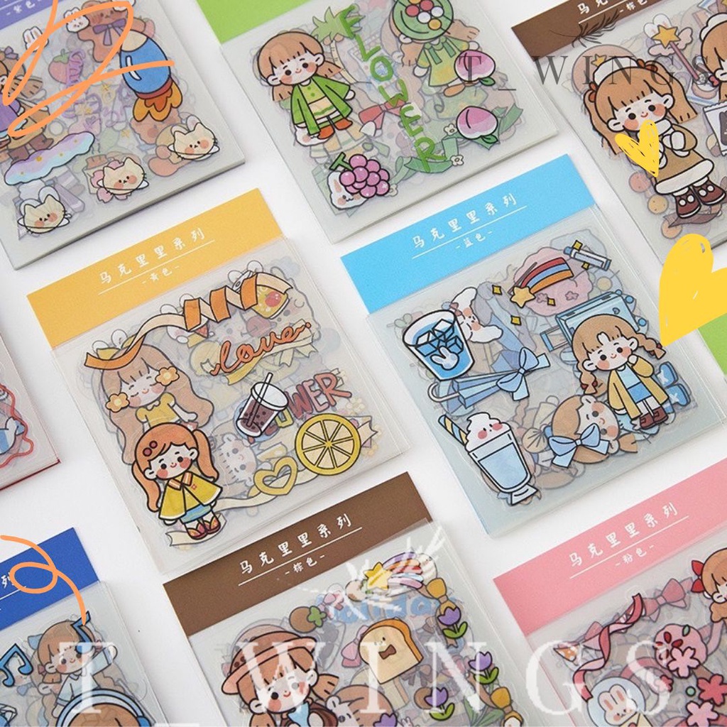 

[ STOCK BARU! 7JANUARY 2023 ] 20 LEMBAR STICKE PET DIY / STIKER DIY BOTOL VIRAL / STIKER VIRAL DIY KOTAK MAKAN ORGANIZER DIARY SCRAPBOOK/ STIKER 20LEMBAR ANTI AIR