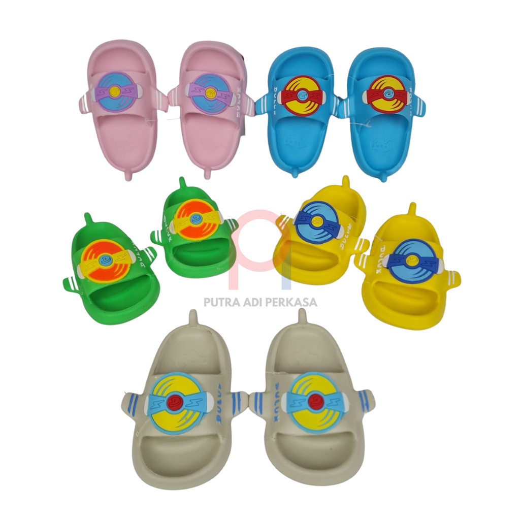 Sandal Anak Unisex Lucu Model Pesawat DULUX 512 D &amp; E (20-29)