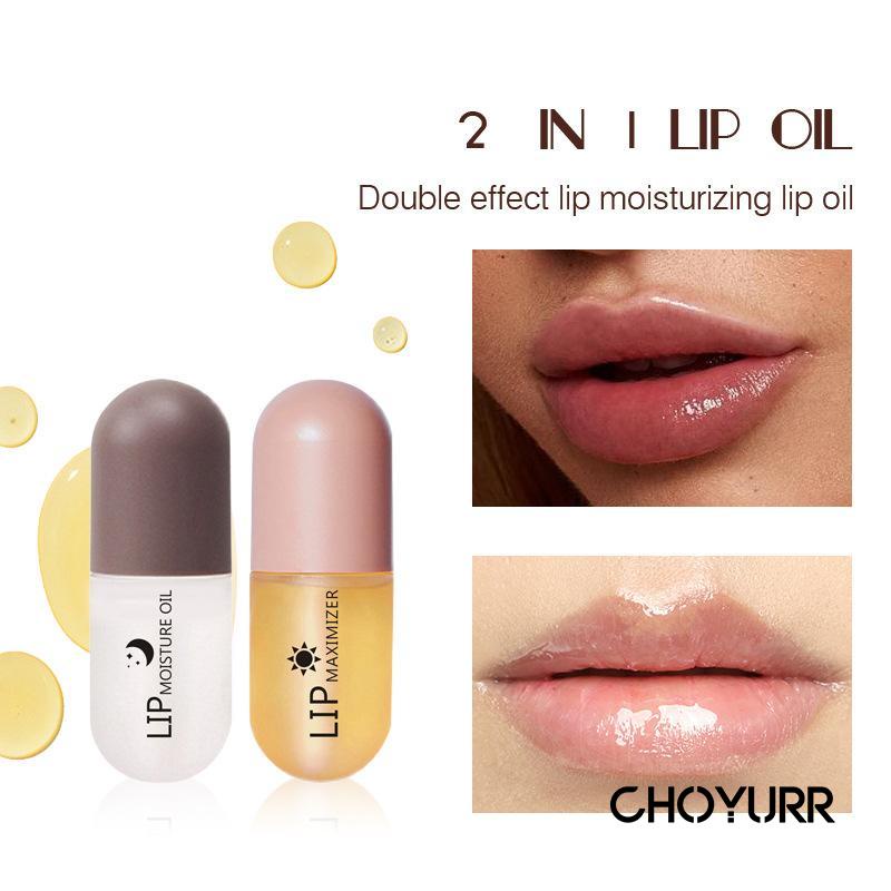 【COD】3ml Lip Balm Lip Oil Original Moisturizer Lip Bibir Clear Colourless Moisturizing Lip Plumper -CH