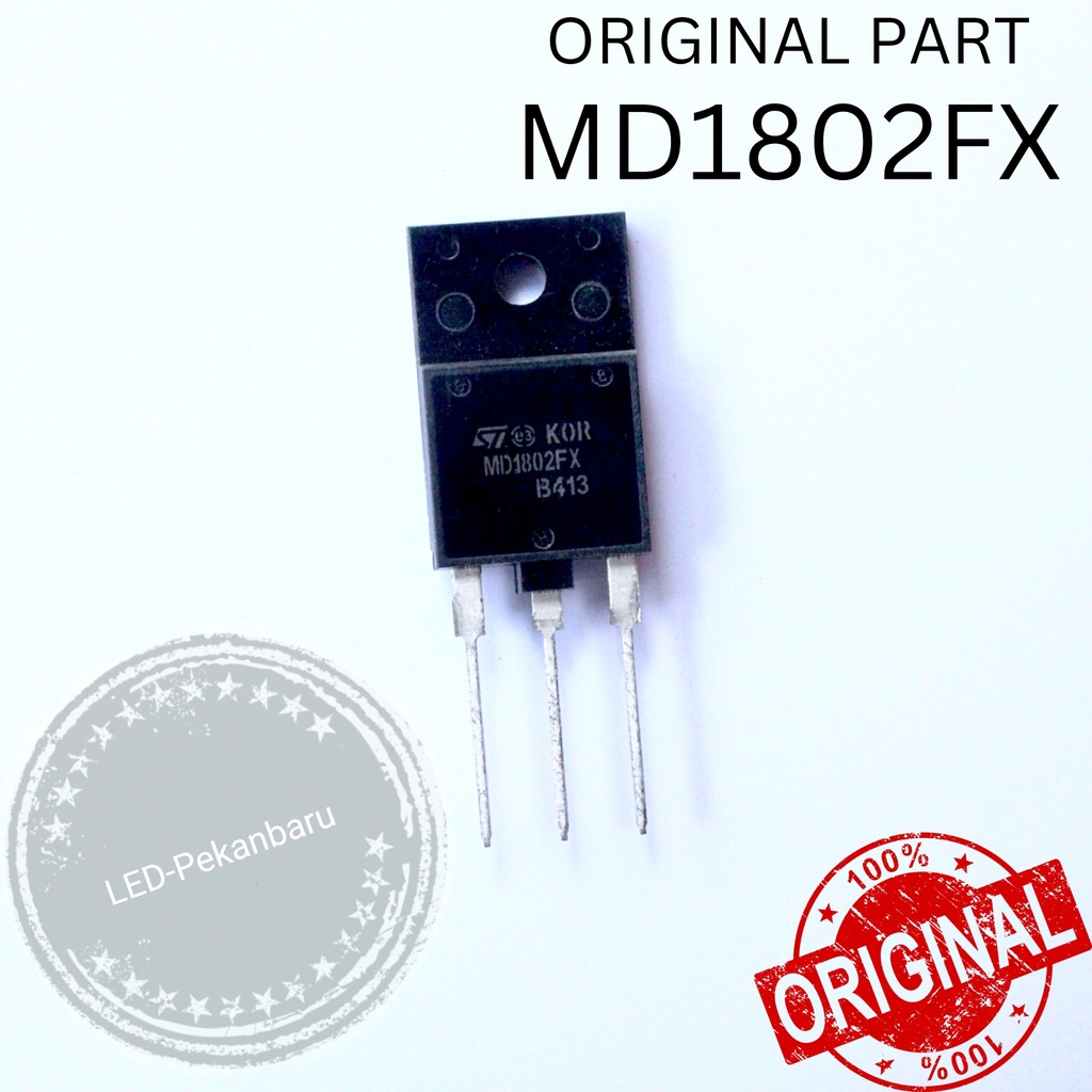 ORIGINAL TR POWER MD1802FX MD1802 MD 1802 FX TRANSISTOR HORIZONTAL