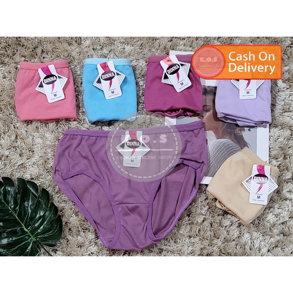 celana dalam wanita undies cd lokal katun polos size m sampai xxl