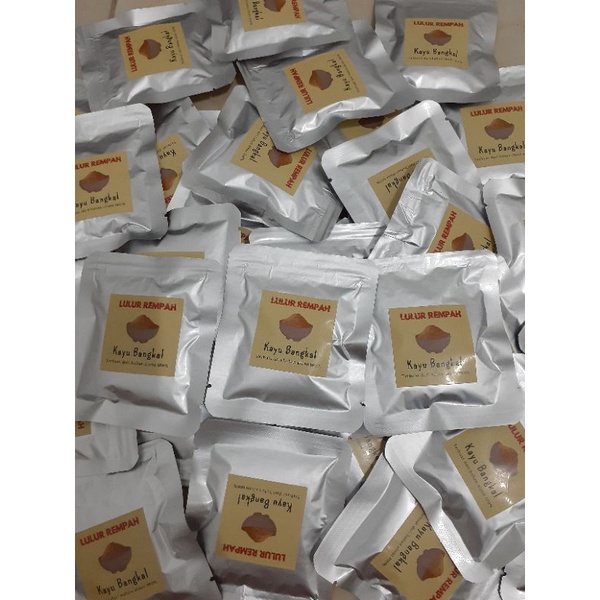 Lulur Rempah Kayu Bangkal 10 Gram / lulur pemutih badan