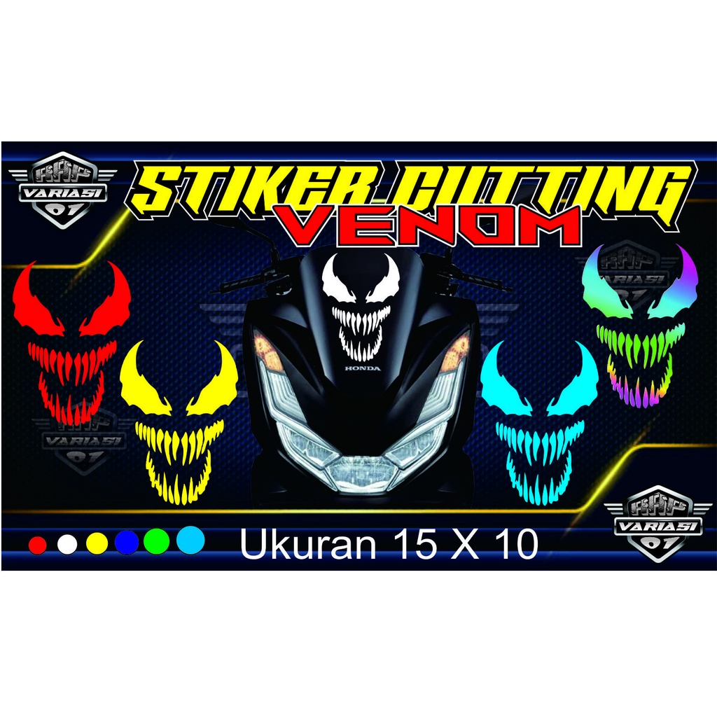 STIKER VENOM,,STIKER MOTOR, MOBIL, LAPTOP