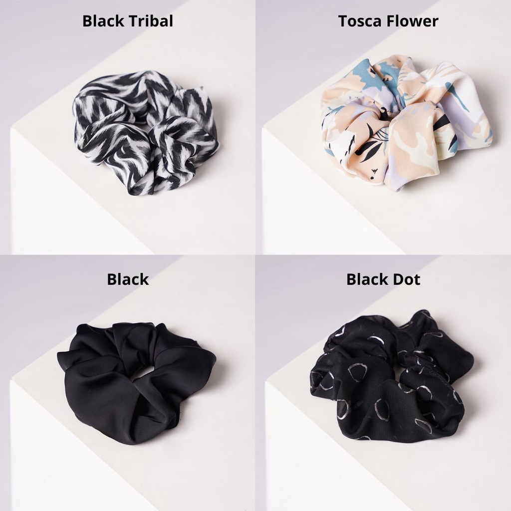 HanaFashion JKT - Fika Scrunchie Aksesoris Rambut Wanita / Ikat Rambut Korean Style - AC040