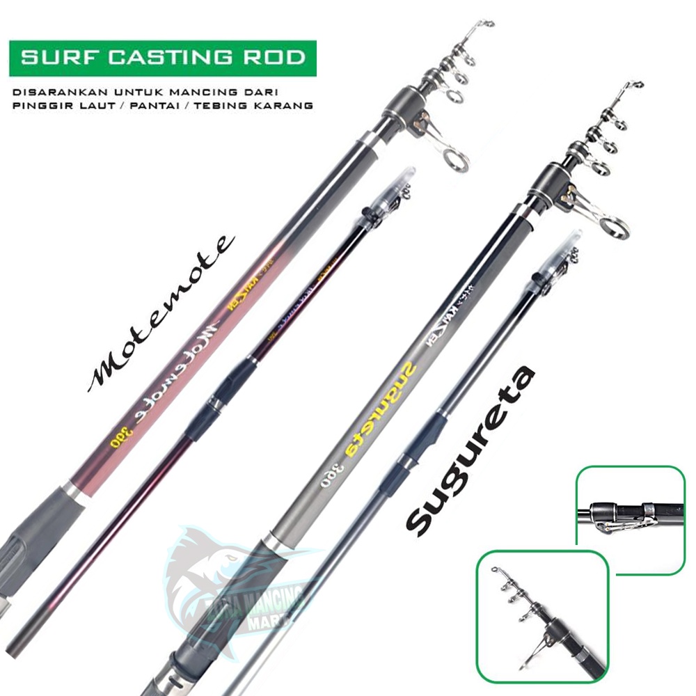 Joran SURF KAIZEN MOTEMOTE  / SUGURETA 300 | 360 | 390 | 420 | 450 | Joran Antena | Variasi lain Mag