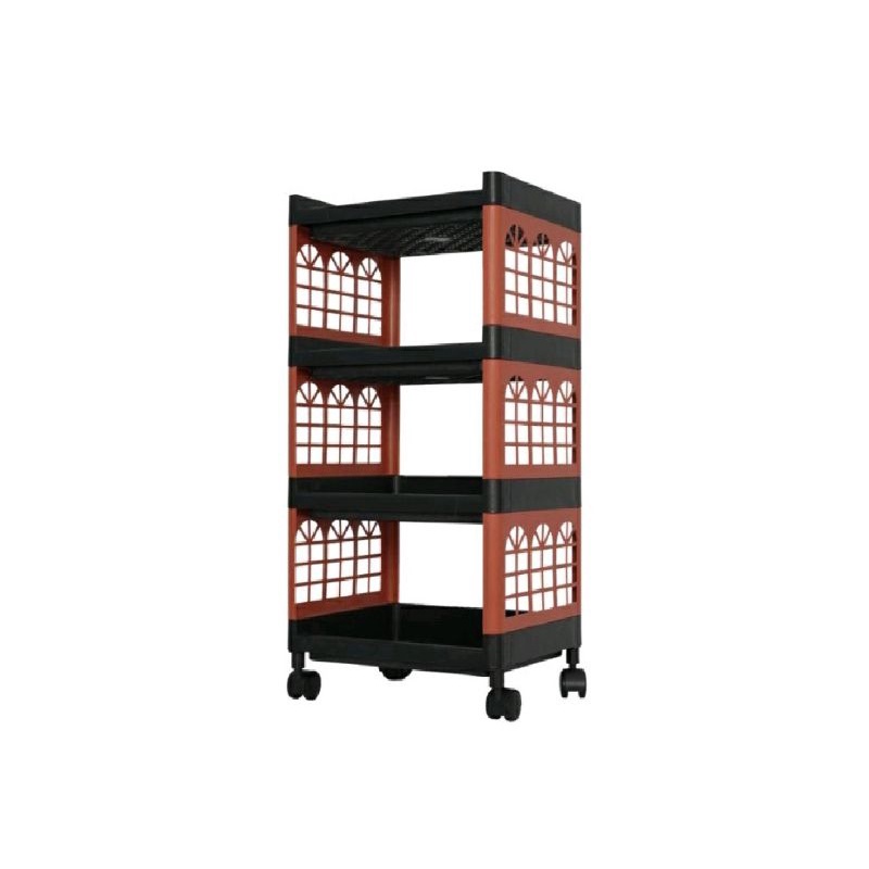 Rak Serbaguna YOYO dengan 4 Susun dilengkapi dengan roda