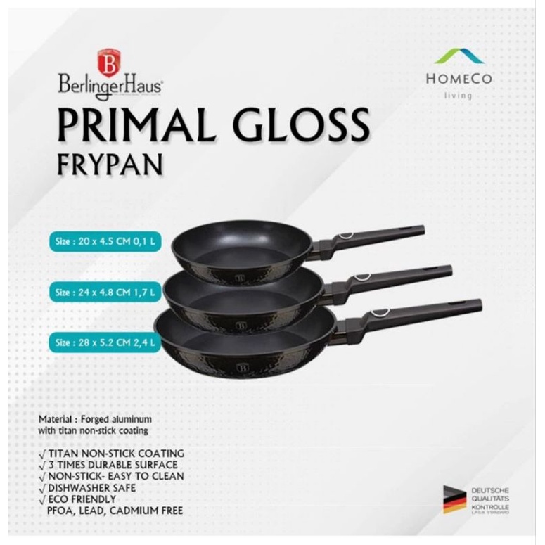 BERLINGER HAUS Frypan 24 cm Primal Gloss Collection