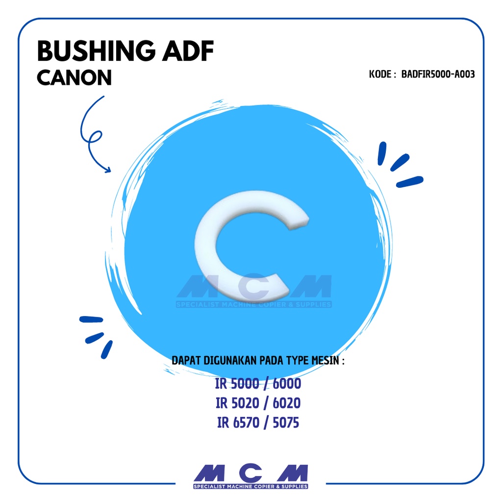 Bushing ADF Canon IR5000 IR6020 IR6570
