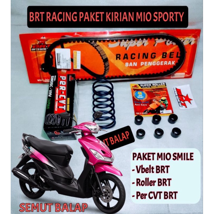 BRT RACING PAKET KIRIAN MIO SMILE BRT RACING PAKET KIRIAN PER CVT MIO KARBU BRT RACING PAKET KIRIAN 