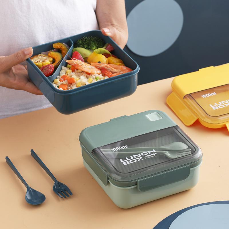 Kotak Makan / Lunch Box BENTO KOTAK &amp; OVAL 1000ml BPA Free