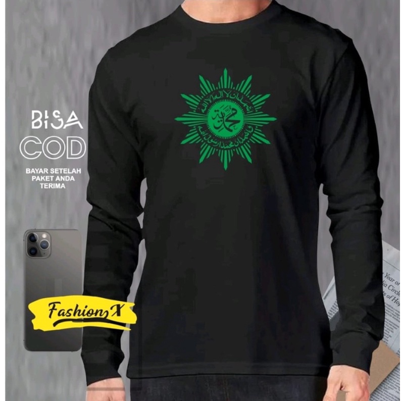kaos tangan panjang muhammadiyah kaos dakwah