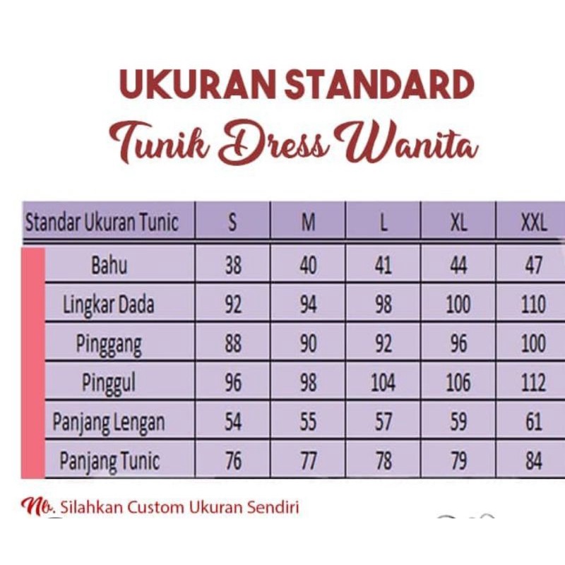 TUNIK motif LEMAH TELES PREMIUM lapis tricot full badan