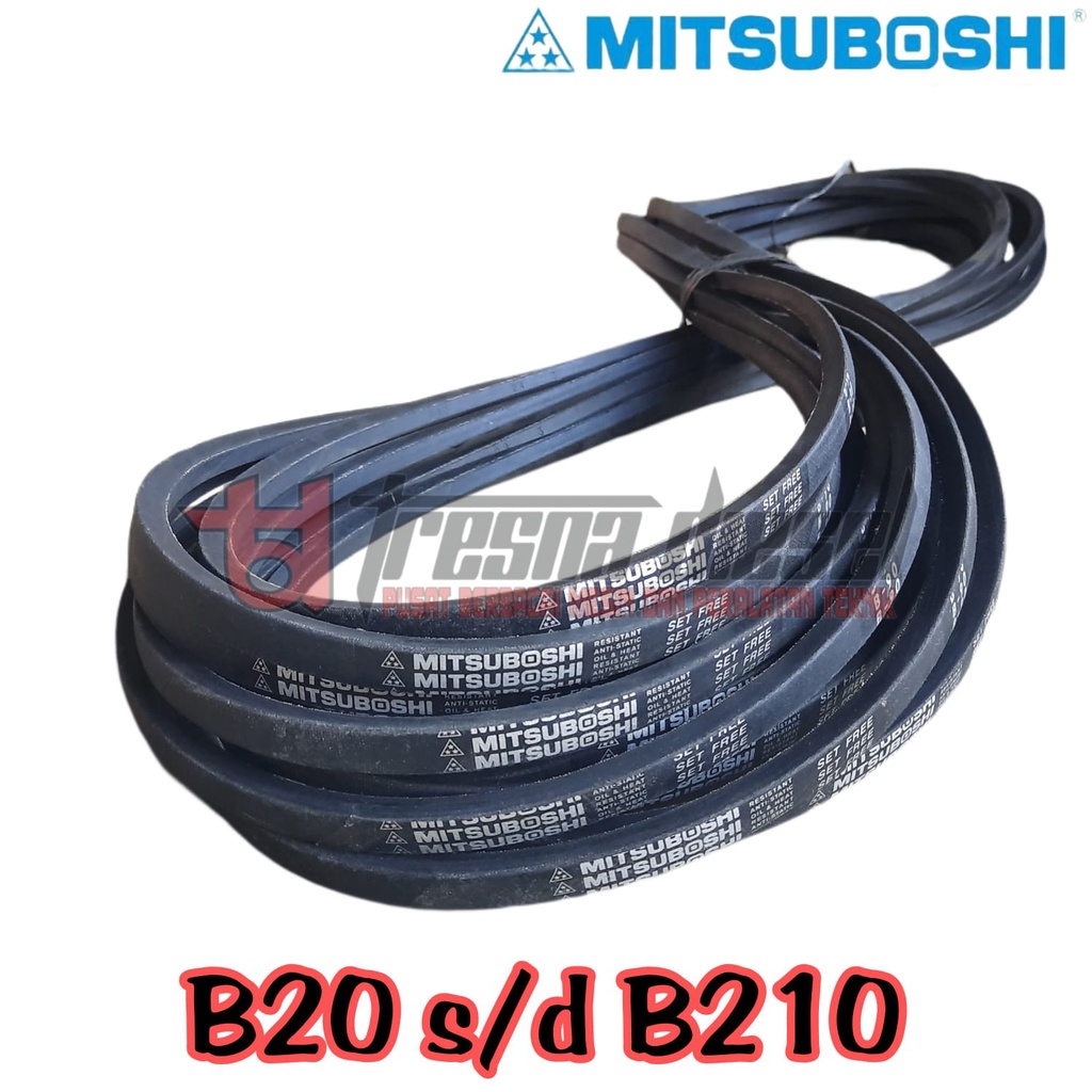 VANBELT MITSUBOSHI B61 - B70 TALI BAN KIPAS LINDEN MITSUBOSHI ORIGINAL 100%