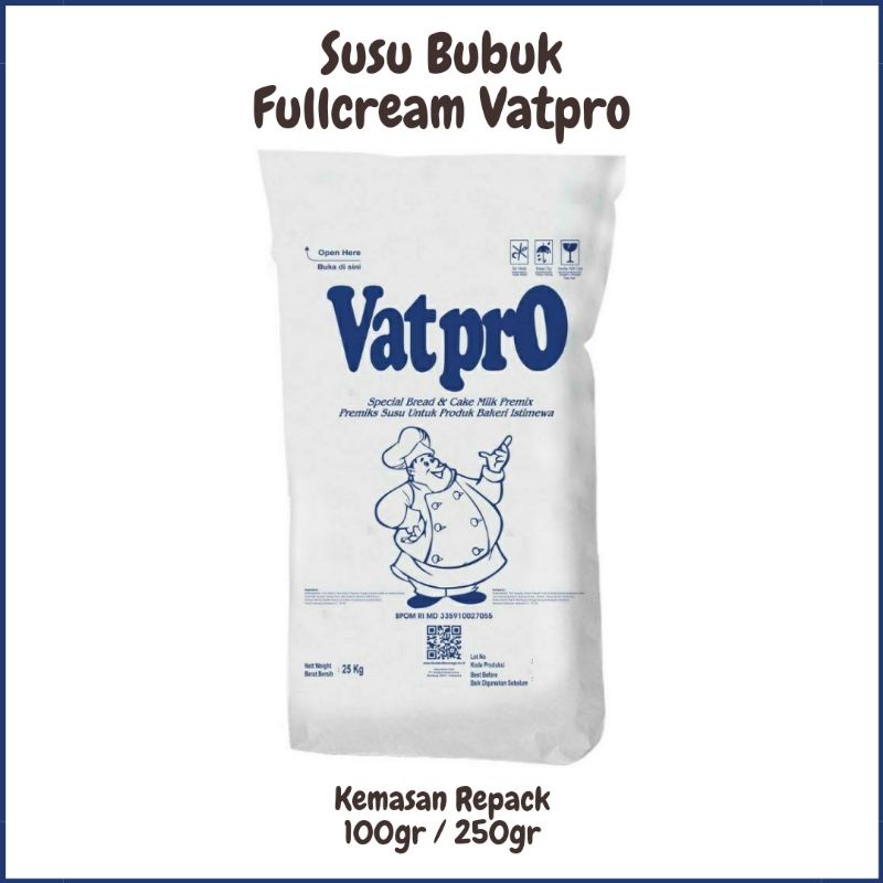 VATPRO Susu Fullcream Bubuk 250gr