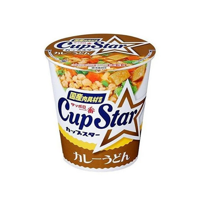 

Sapporo Ichiban Cup Star Curry Udon / Mi Instan Cup Rasa Kari 82 Gram