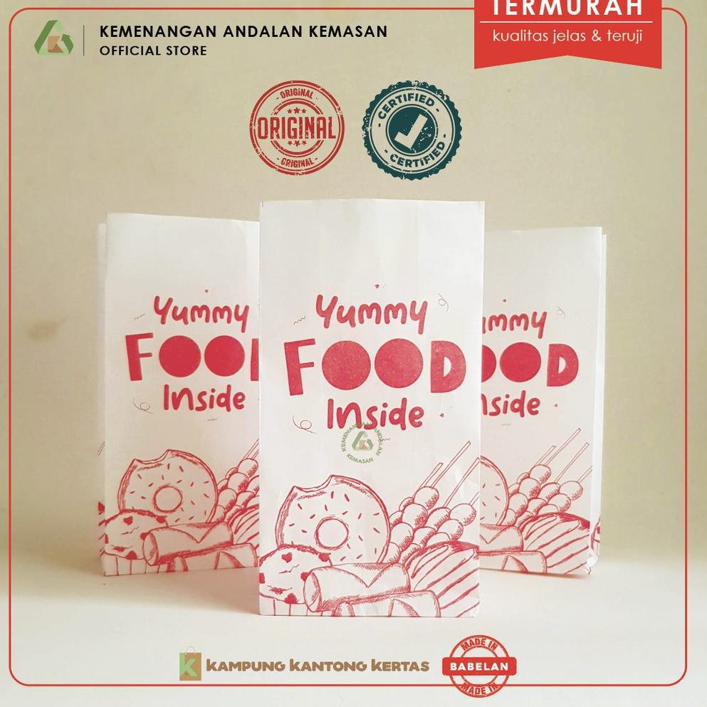4.4 sale Kantong Ayam Goreng , Kemasan Fried chicken , Kantong Kertas Fried Chicken, Paper Bag Bungk