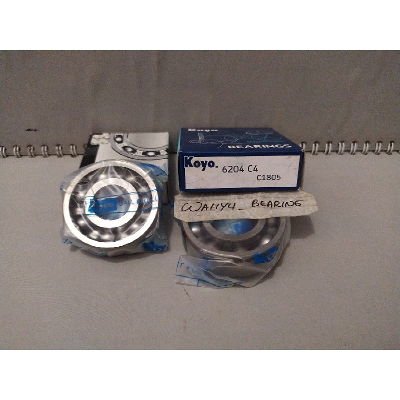 BEARING 6204 C4 + 6004 C4 KOYO SET BALANCER SUZUKI SATRIA FU FULSET HIGH SPEED C4 KOYO ORIGINAL