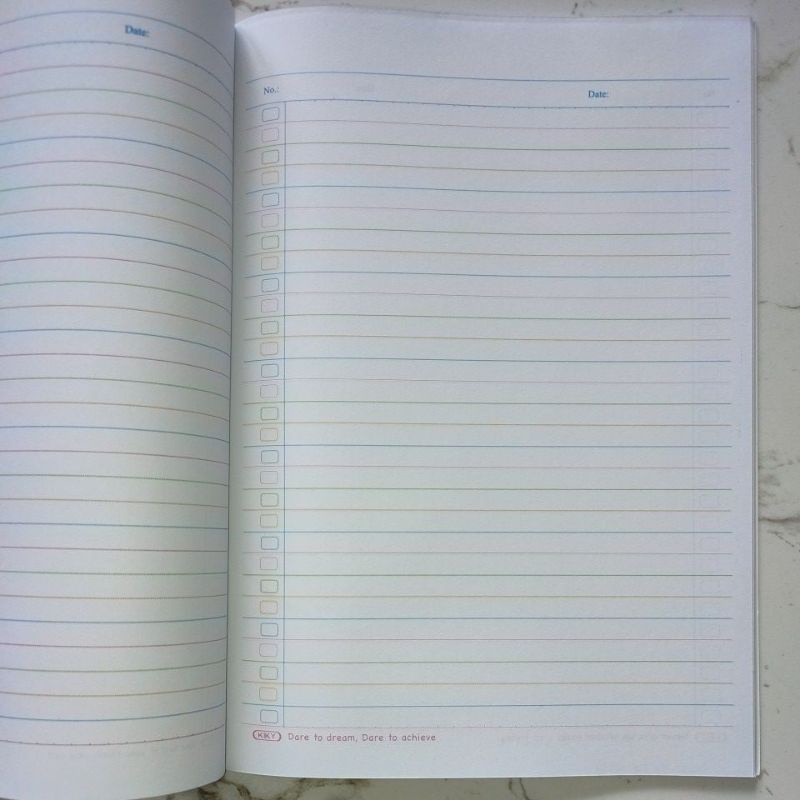 

HJK Buku Tulis Boxy KIKY 42 Lembar Garis Warna (10 Buku / Pack)