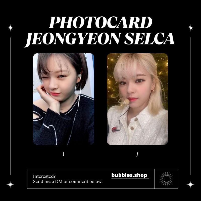 PHOTOCARD UNOFFICIAL JEONGYEON TWICE SELCA