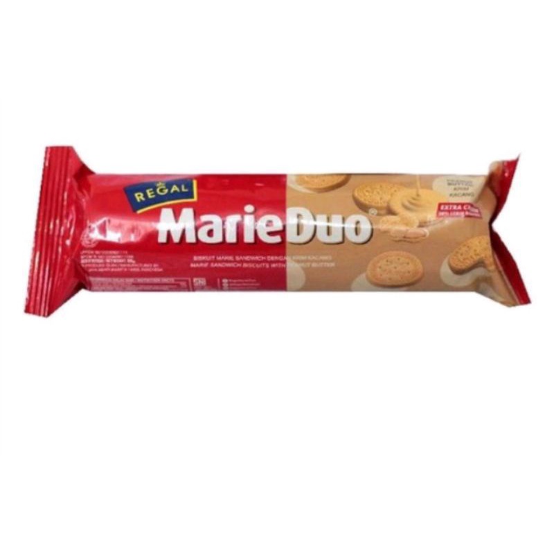 

Biskuit Regal Marie Duo Roll Chocolate / Peanut Butter 100gr