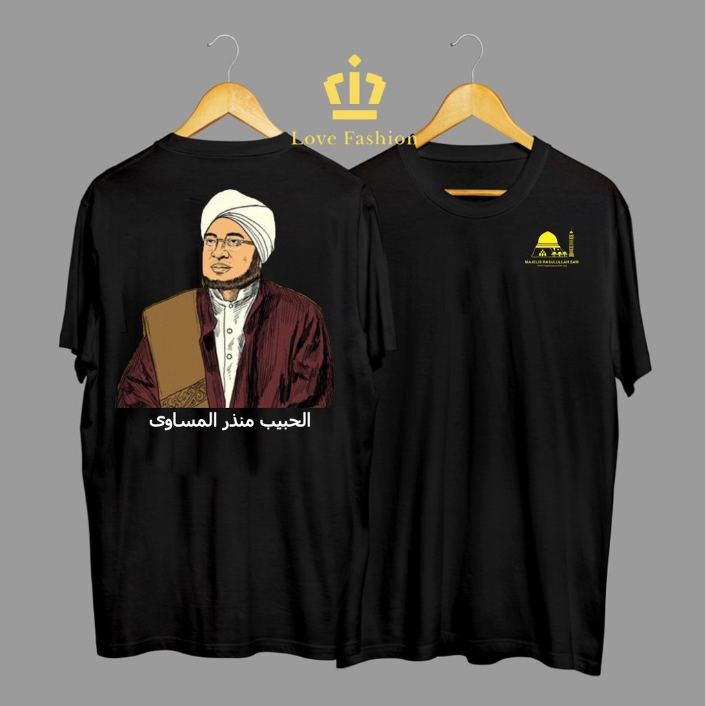 Kaos Tshirt Baju Distro Habib Munzir Al Musawa Majelis Rasulullah Premium Terbaru