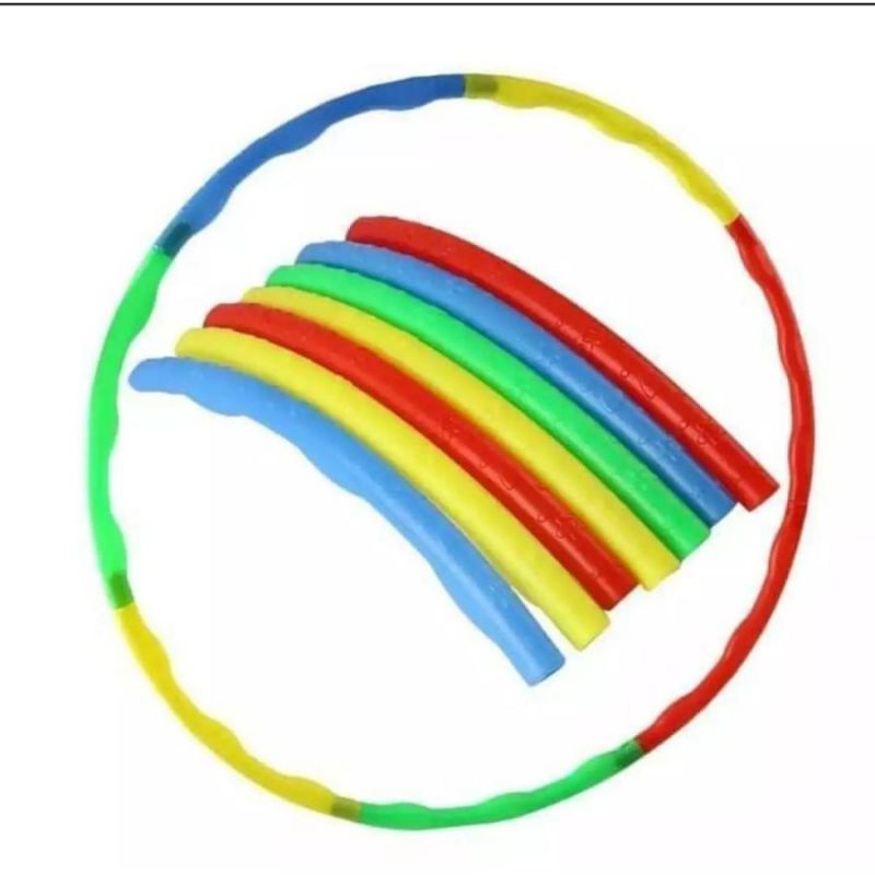Hula Hoop Hula Hup Mainan Anak Warna Pelangi