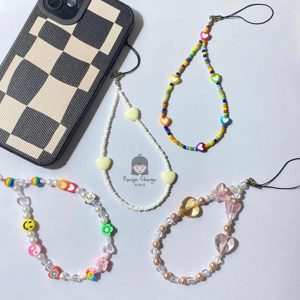 Beaded Phone Charm | Phone Strap | Gantungan Hp