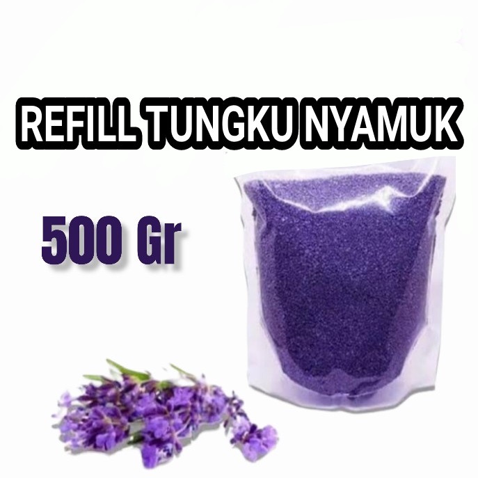 Refill Pasir Anti Nyamuk / Tungku Elektrik / Bubuk Lavender 1KG