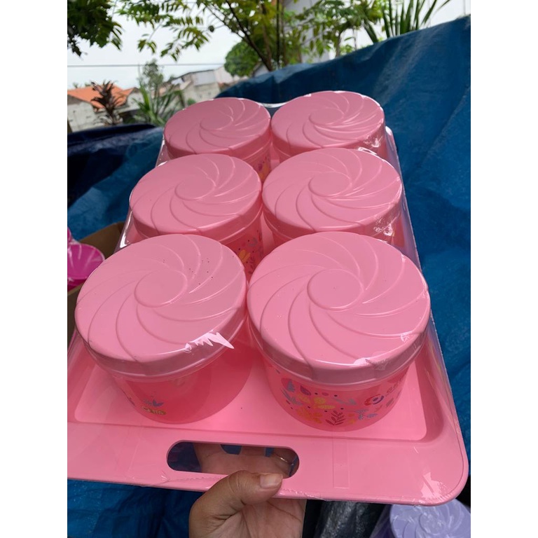 TONAM CALISTA TOPLES PLUS NAMPAN (TOPLES 6 + 1  NAMPAN) / TOPLES LEBARAN UNIK BAHAN PLASTIK