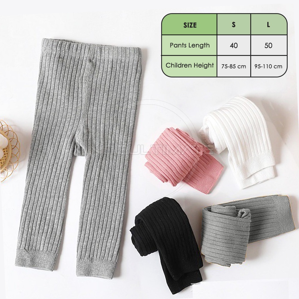 1Pcs Celana Panjang Bayi Legging Kaki Buka Legging Tebal Legging Bayi Tebal Legging Katun Celana Leging Bayi Baru Lahir Import Bawahan Celana Bayi Laki-Laki Perempuan Leging Bayi CLB-P6012