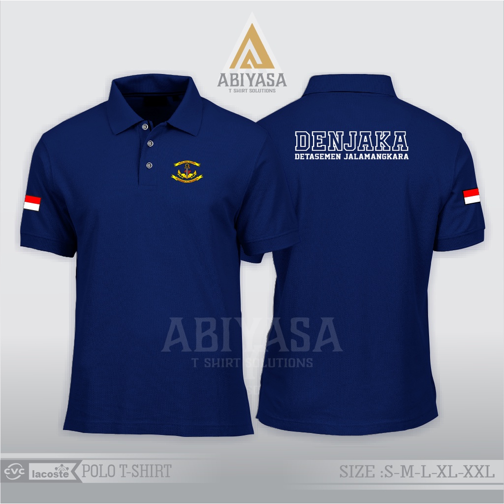 Jual Polo Shirt T Shirt Kaos Baju Kerah Denjaka Detasemen Jalamangkala